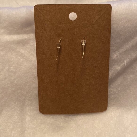 Christmas Tree with White  Lights Earrings - Picture 3 of 5